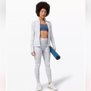 Lululemon Wunder Under White Camo Leggings Size 10